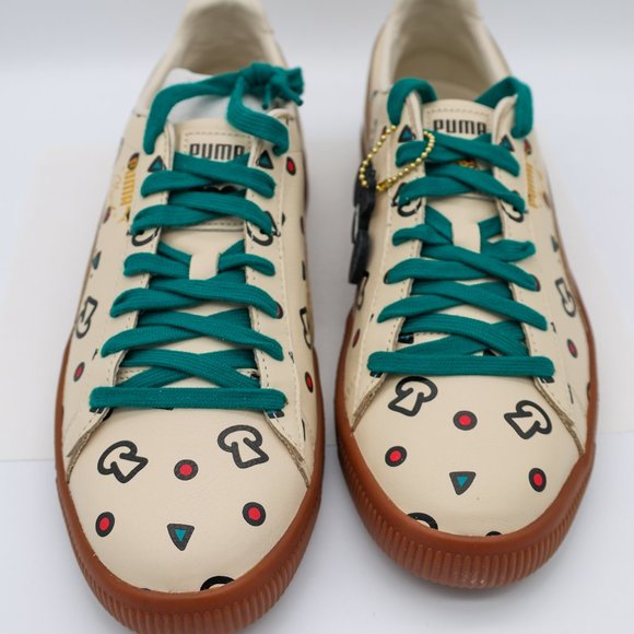 Puma x Tyakasha Clyde Leather Pizza Chef Design Sneakers Mens Size 10.5 NWT - Picture 12 of 16